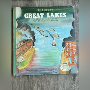 The Story of the Great Lakes Book from 1942 1st Edition